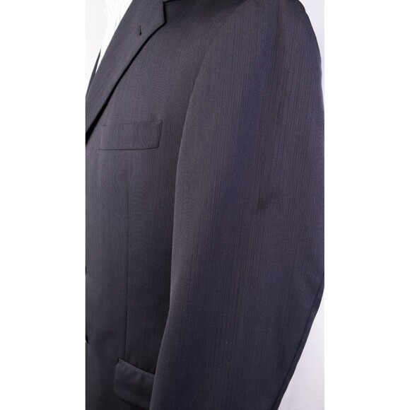 Joseph Abboud Mens Solid 3 Button Blazer Grey Wool Size 40 Regular - Picture 5 of 15